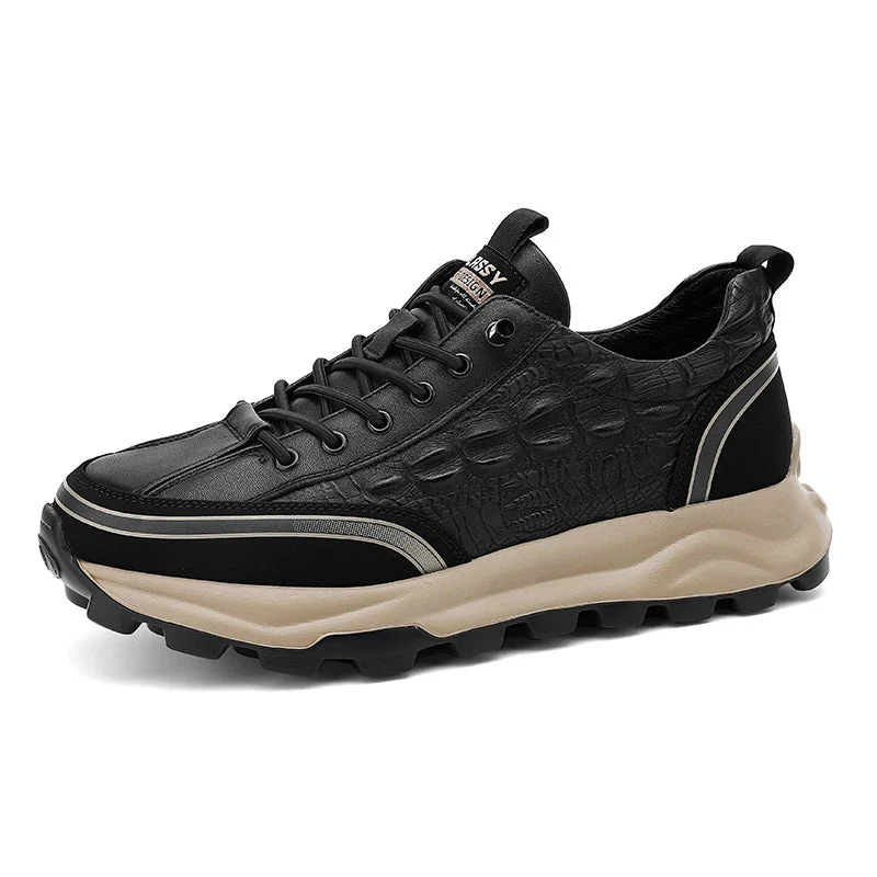 Baskets Homme en Cuir Texturé - Classy - Image 13