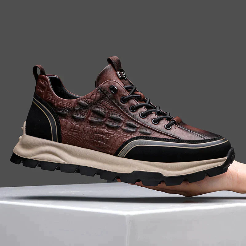 Baskets Homme en Cuir Texturé - Classy - Image 7