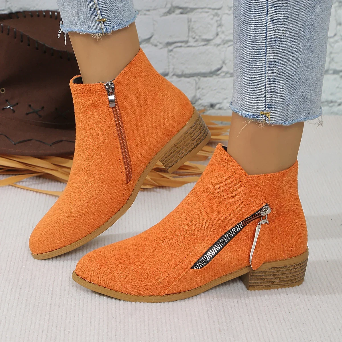 Bottines Courtes Femme - Élégant - Image 6