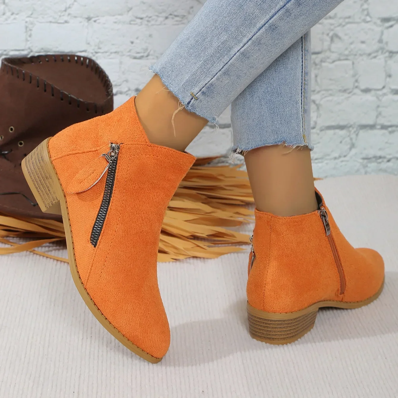 Bottines Courtes Femme - Élégant - Image 7