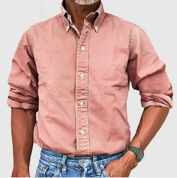Chemise Homme Casual Manches Longues - Classic Denim - Image 11