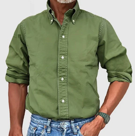 Chemise Homme Casual Manches Longues - Classic Denim - Image 5