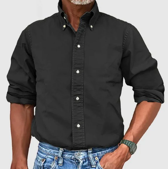 Chemise Homme Casual Manches Longues - Classic Denim - Image 8