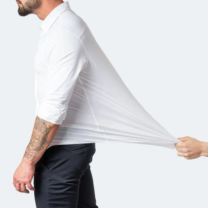 Chemise Infroissable et Élastique - UltraTech - Image 4
