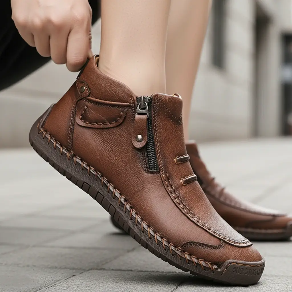 Davos | Bottes en Cuir Fabriquées à la Main – Confort & Durabilité - Image 4