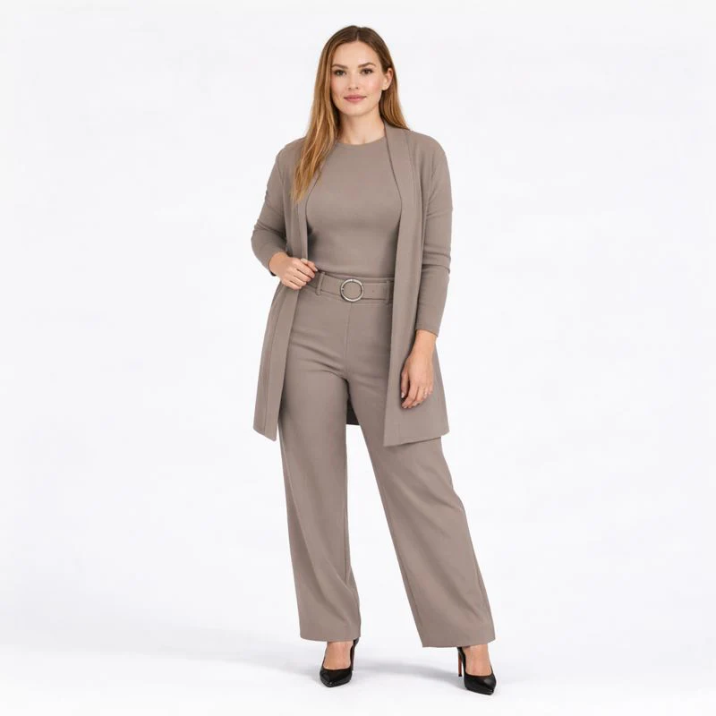Elena – Ensemble élégant femme 3 pièces (veste, haut et pantalon) - Image 20