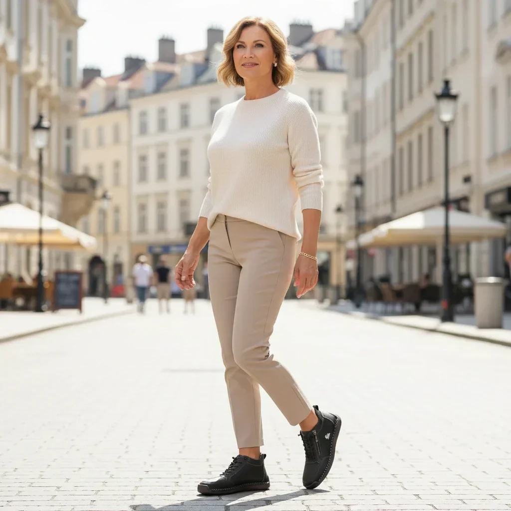 Bottines en cuir confortables avec fermeture éclair – Mavie - Image 7