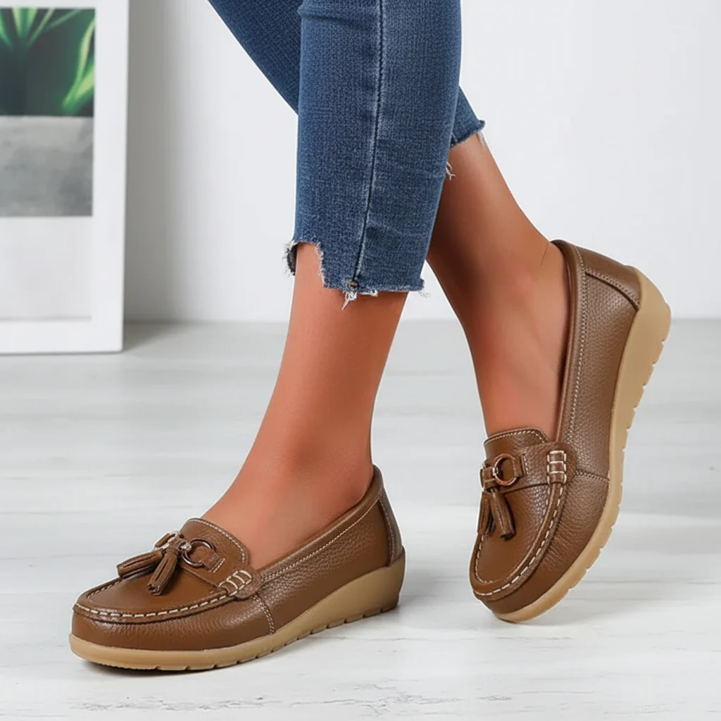 Mocassin Orthopédique en Cuir - Mary - Image 10