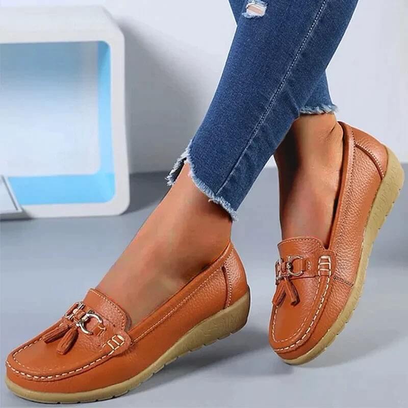 Mocassin Orthopédique en Cuir - Mary - Image 7