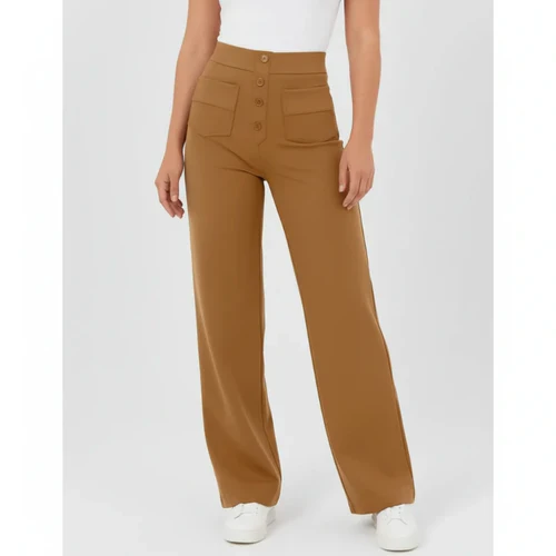 Pantalon Taille Haute Extensible avec Poches Latérales - Sophie - Image 12