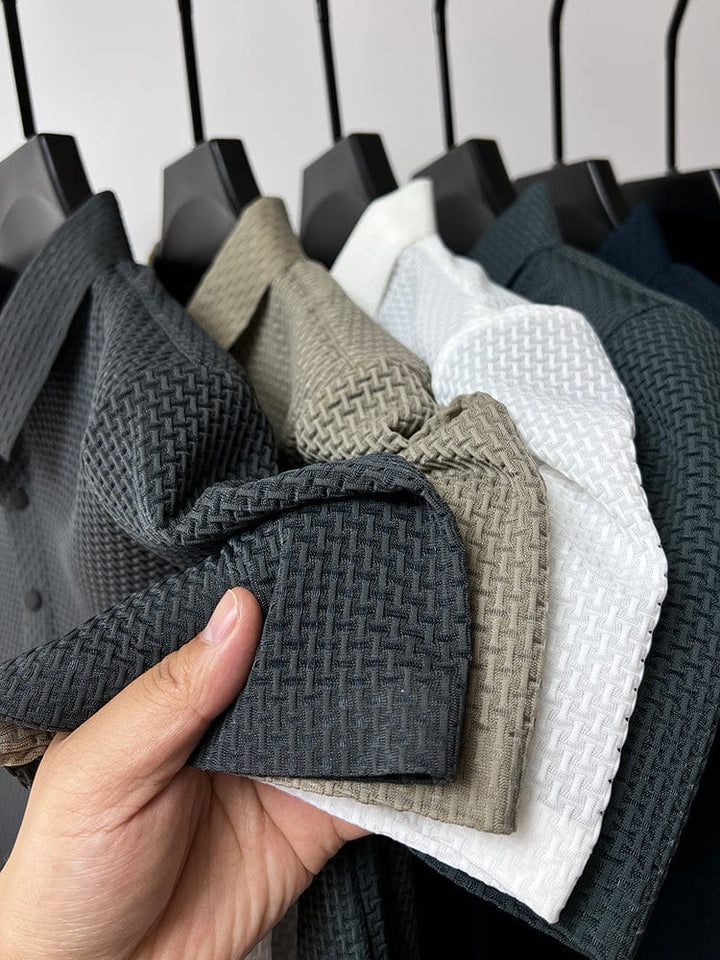 Polo Homme Texturé et Extensible - Image 3