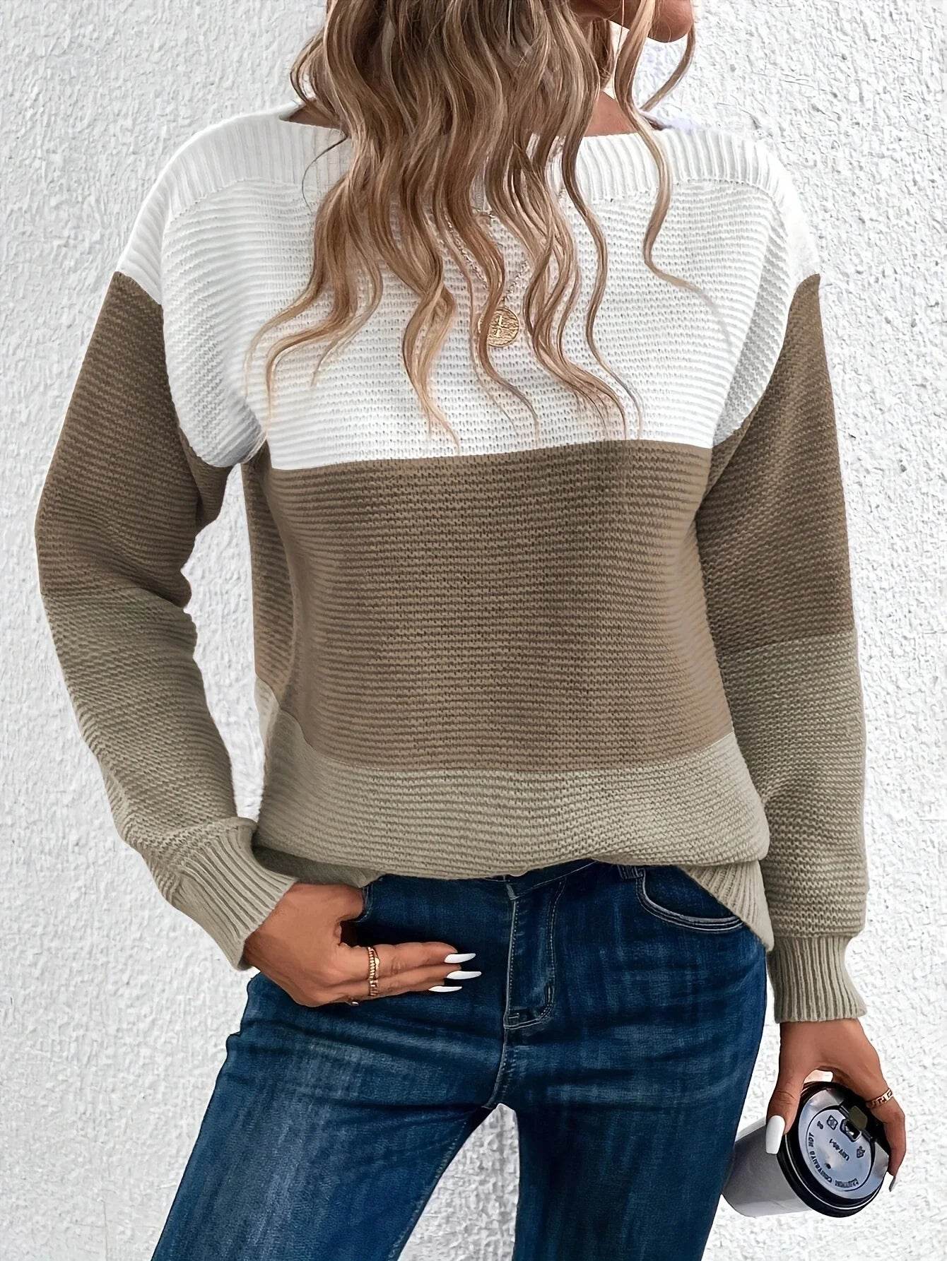 Pull à Col Rond en Maille pour Femme Elena - Image 10