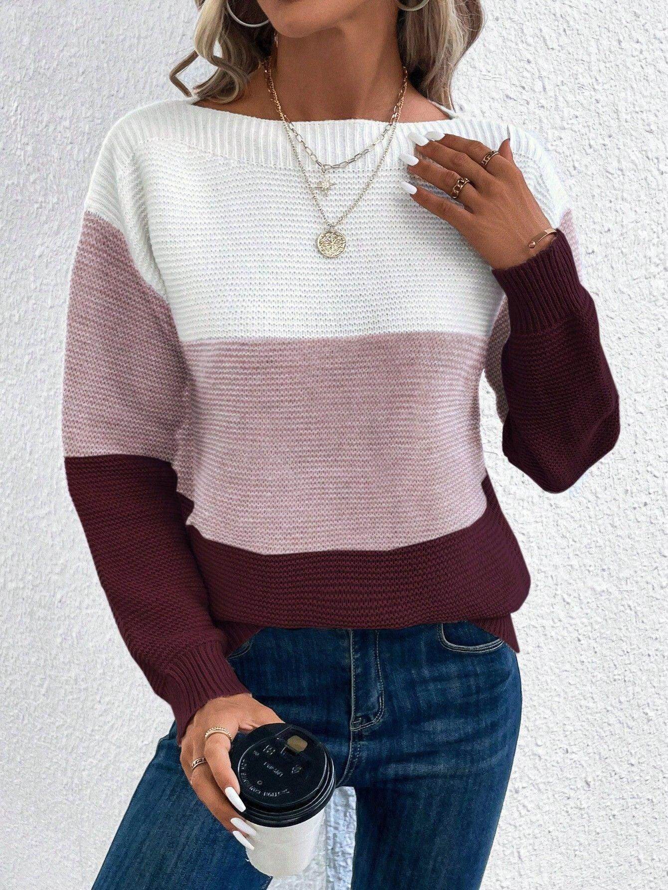 Pull à Col Rond en Maille pour Femme Elena - Image 14