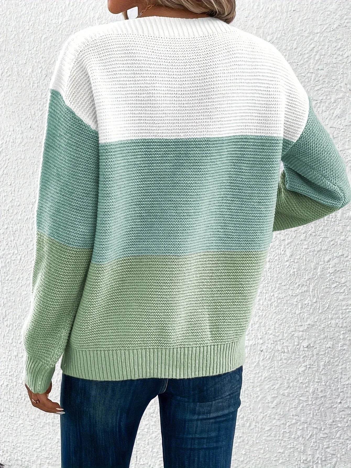 Pull à Col Rond en Maille pour Femme Elena - Image 6