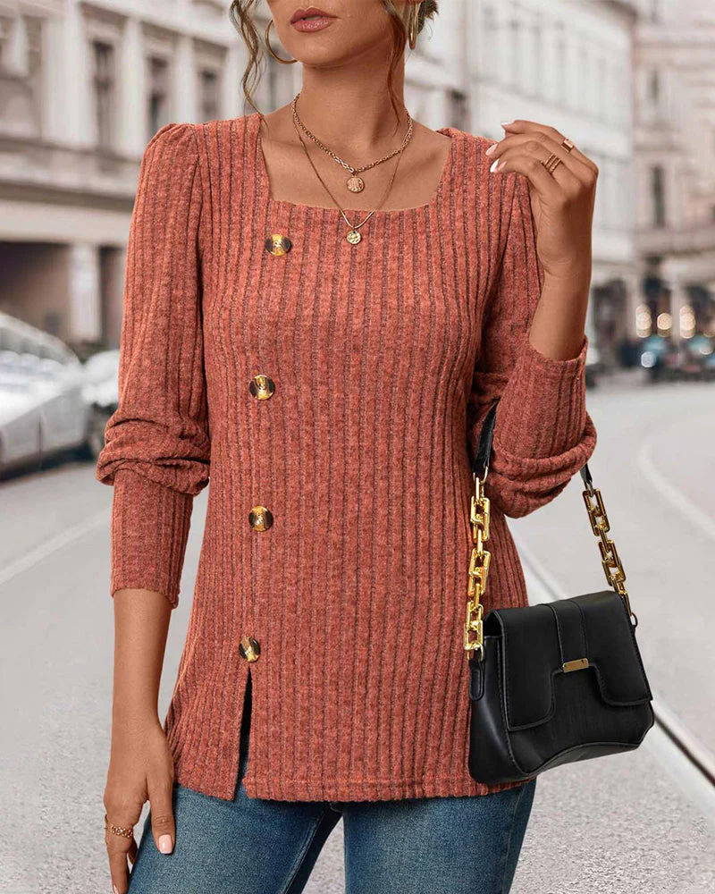 Pull à Boutons Élégant pour Femme Diana - Image 3