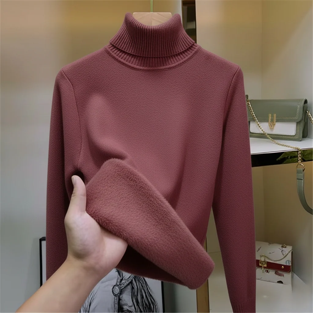 Pull col roulé polaire pour femme Karen - Image 10