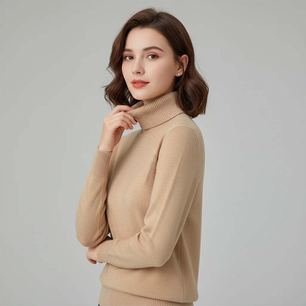 Pull col roulé polaire pour femme Karen - Image 3