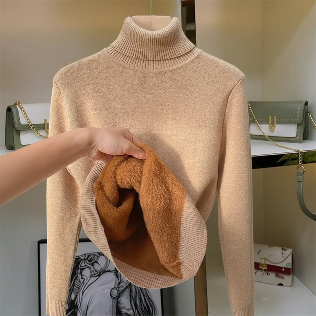 Pull col roulé polaire pour femme Karen - Image 6
