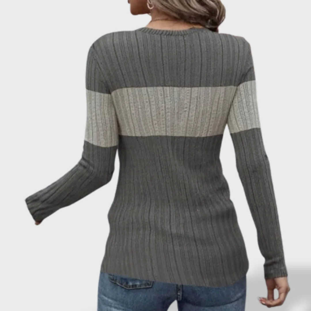 Pull Décontracté en Maille pour Femme Jade - Image 3