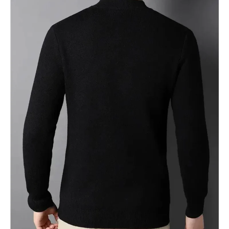 Pull en Cachemire Col Montant Homme – Damien - Image 11
