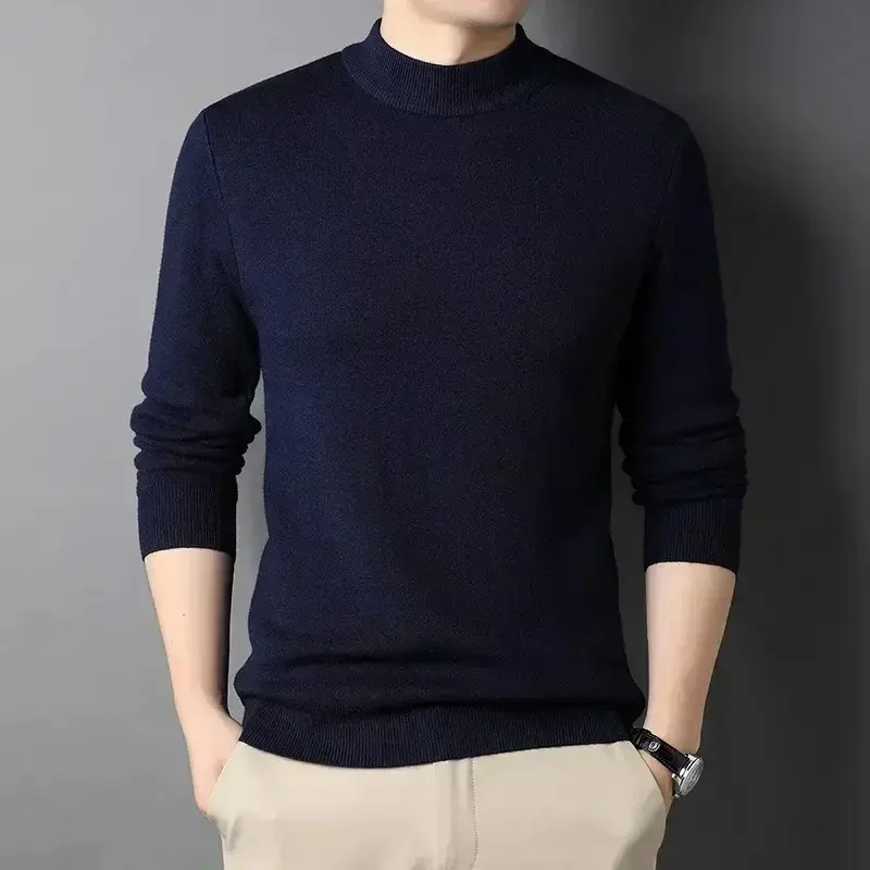 Pull en Cachemire Col Montant Homme – Damien - Image 15