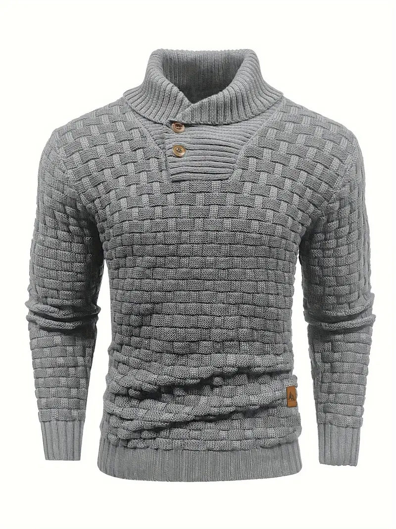 Pull en Maille à Col Châle Homme - Auguste - Image 10