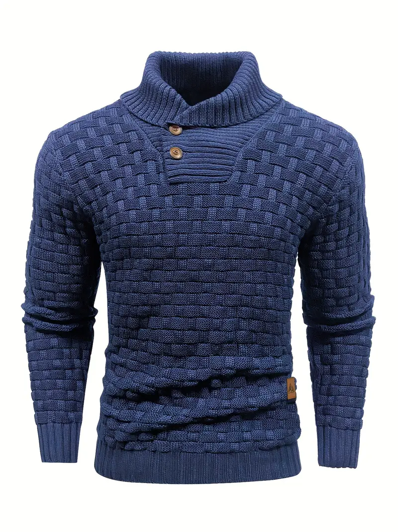 Pull en Maille à Col Châle Homme - Auguste - Image 12
