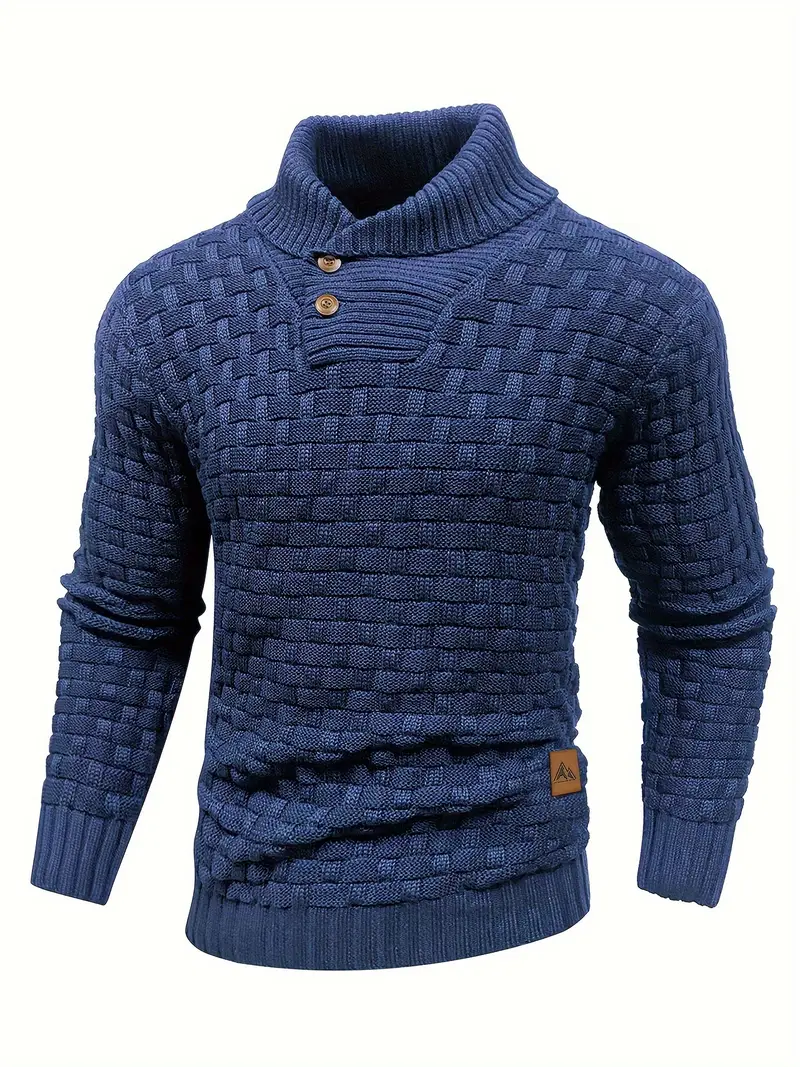 Pull en Maille à Col Châle Homme - Auguste - Image 13