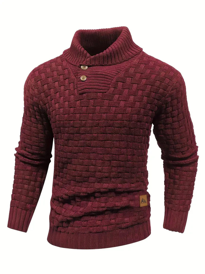 Pull en Maille à Col Châle Homme - Auguste - Image 15
