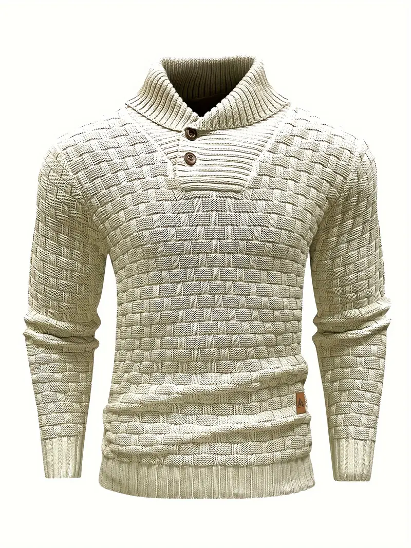 Pull en Maille à Col Châle Homme - Auguste - Image 18