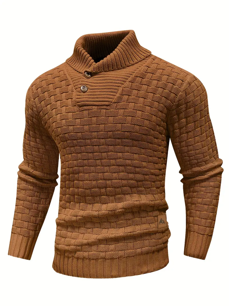 Pull en Maille à Col Châle Homme - Auguste - Image 21