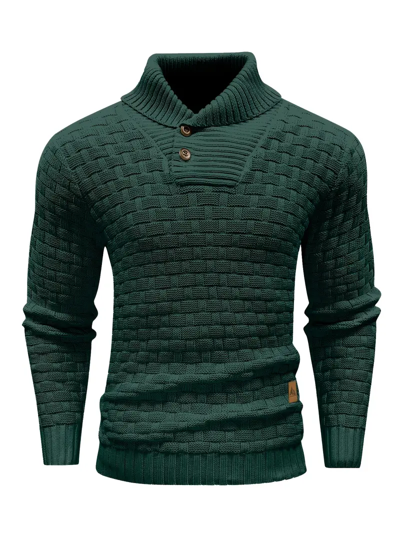 Pull en Maille à Col Châle Homme - Auguste - Image 6