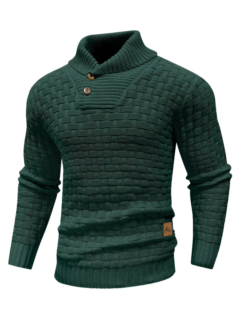 Pull en Maille à Col Châle Homme - Auguste - Image 8