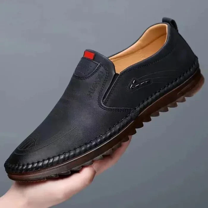 Mocassins à enfiler en cuir pour hommes - Richard - Image 4