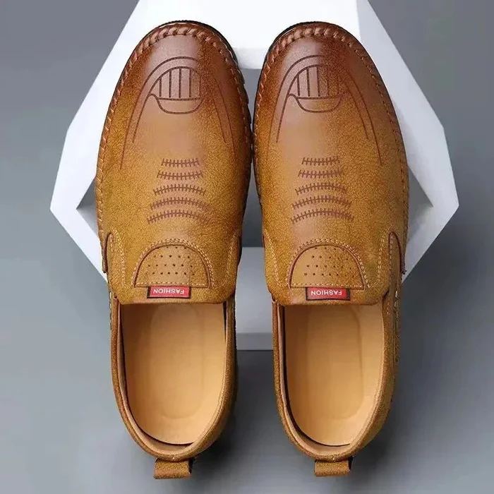 Mocassins à enfiler en cuir pour hommes - Richard - Image 6