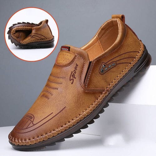 Mocassins à enfiler en cuir pour hommes - Richard - Image 8