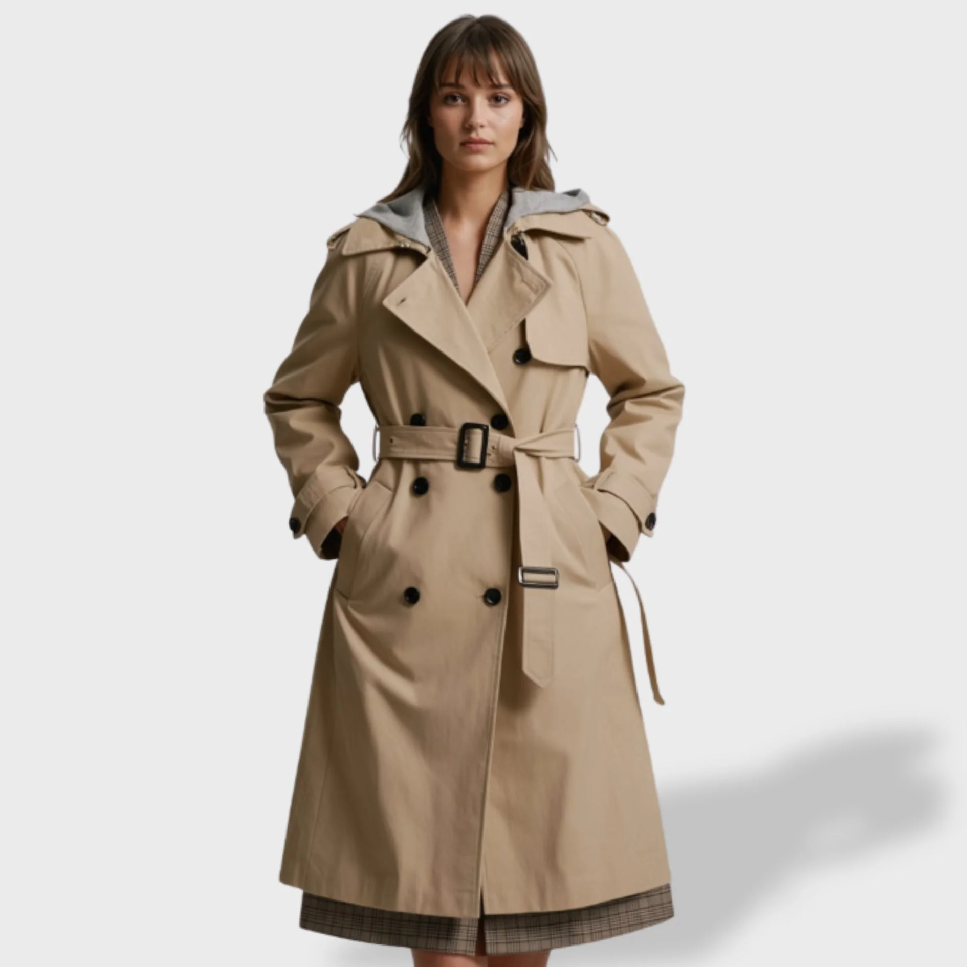 Trench Élégant pour Femme Clara - Image 5