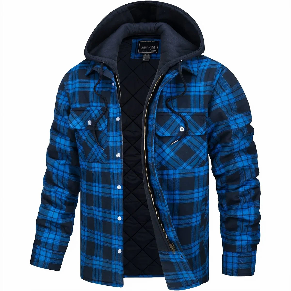 Veste à Capuche en Flanelle pour Homme Logan - Image 2