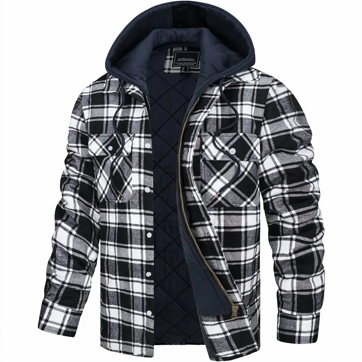 Veste à Capuche en Flanelle pour Homme Logan - Image 4